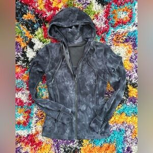 lululemon athletica Black Tie-Dye Jacket
